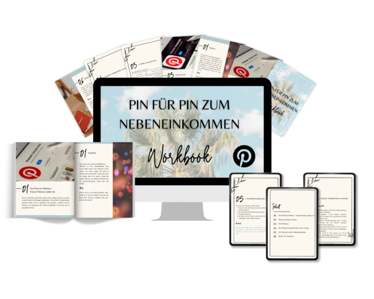 Pin für Pin zum Nebeneinkommen: Mein Workbook für Pinterest-Einsteigerinnen